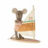 Play * | New Arrivals Maileg Surfer Mice Little Sister