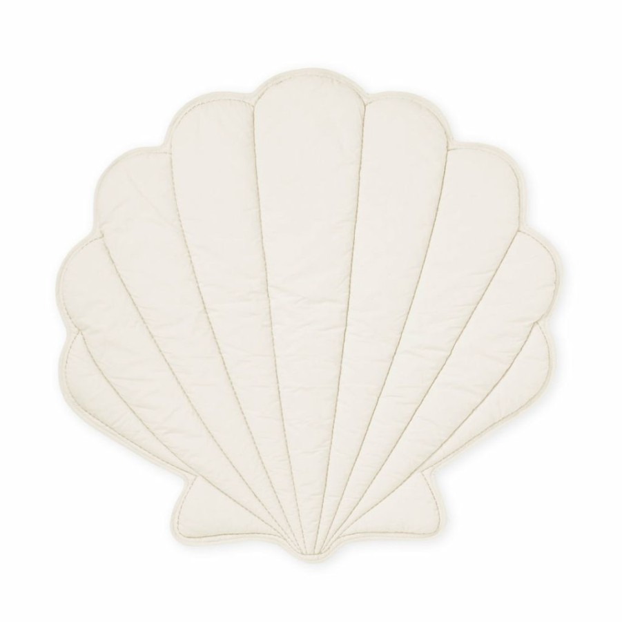 Kids Interiors & Decor * | Cam Cam Copenhagen Playnests & Playmats Cam Cam Organic Sea Shell Playmat Ivory