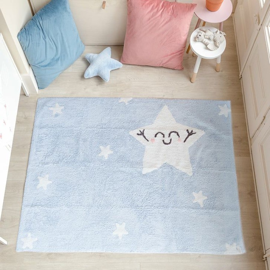 Kids Interiors & Decor * | Rugs Lorena Canals Machine Washable Rug Happy Star