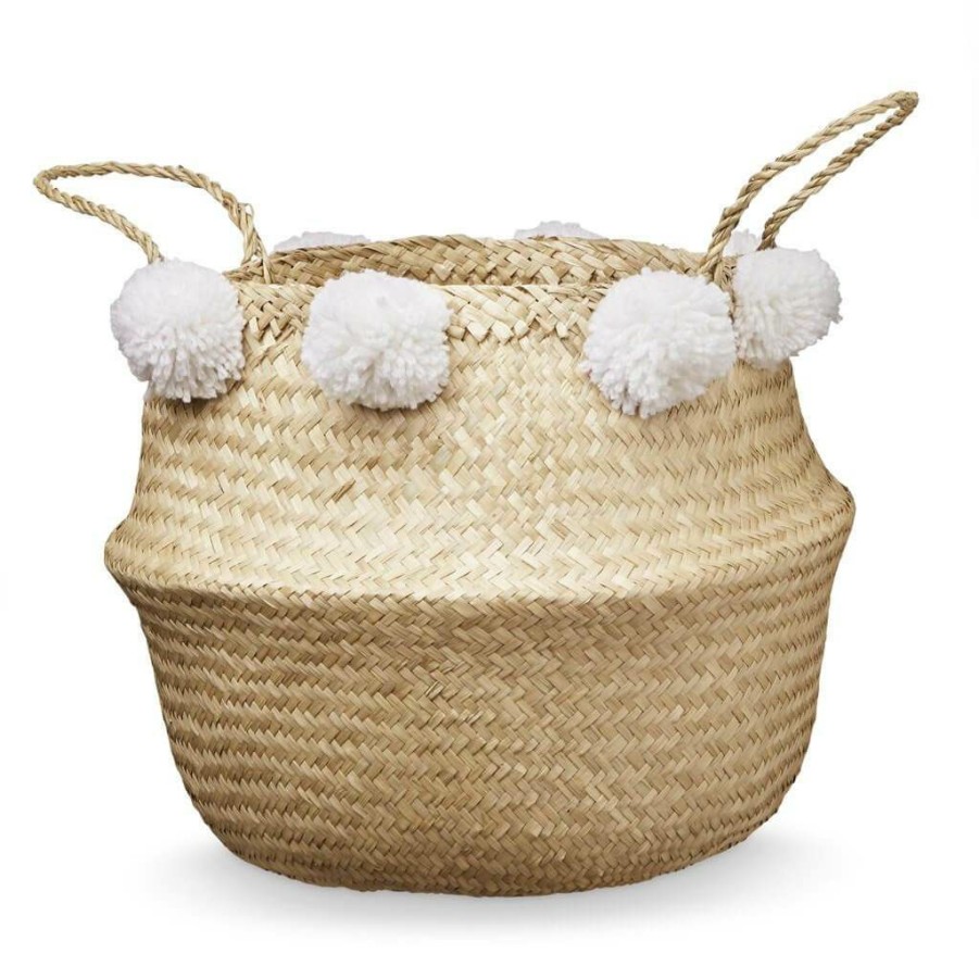 Kids Interiors & Decor * | Cam Cam Copenhagen Belly Basket White