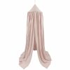 Kids Interiors & Decor * | Canopies & Teepees Cotton & Sweets Linen Canopy Powder Pink