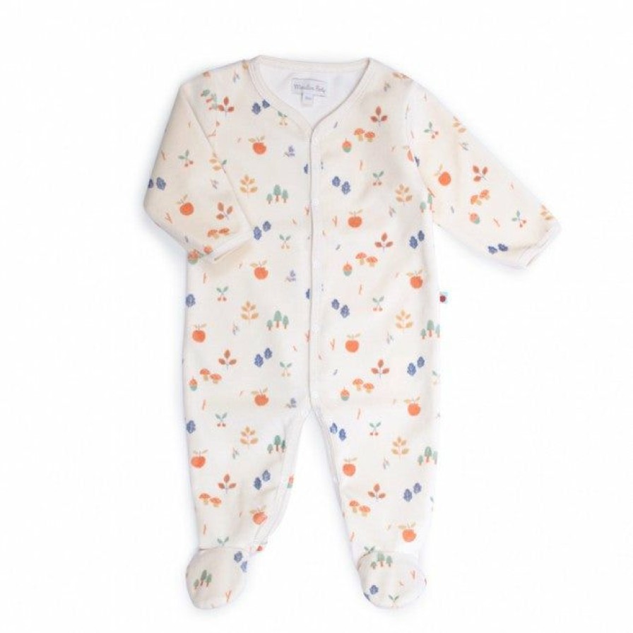 Gifts * | Moulin Roty Pomme Des Bois Velour Romper