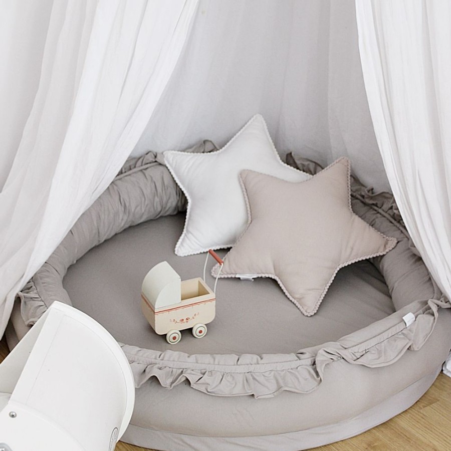 Kids Interiors & Decor * | Cotton & Sweets Cotton Junior Nest Dark Beige New Arrivals