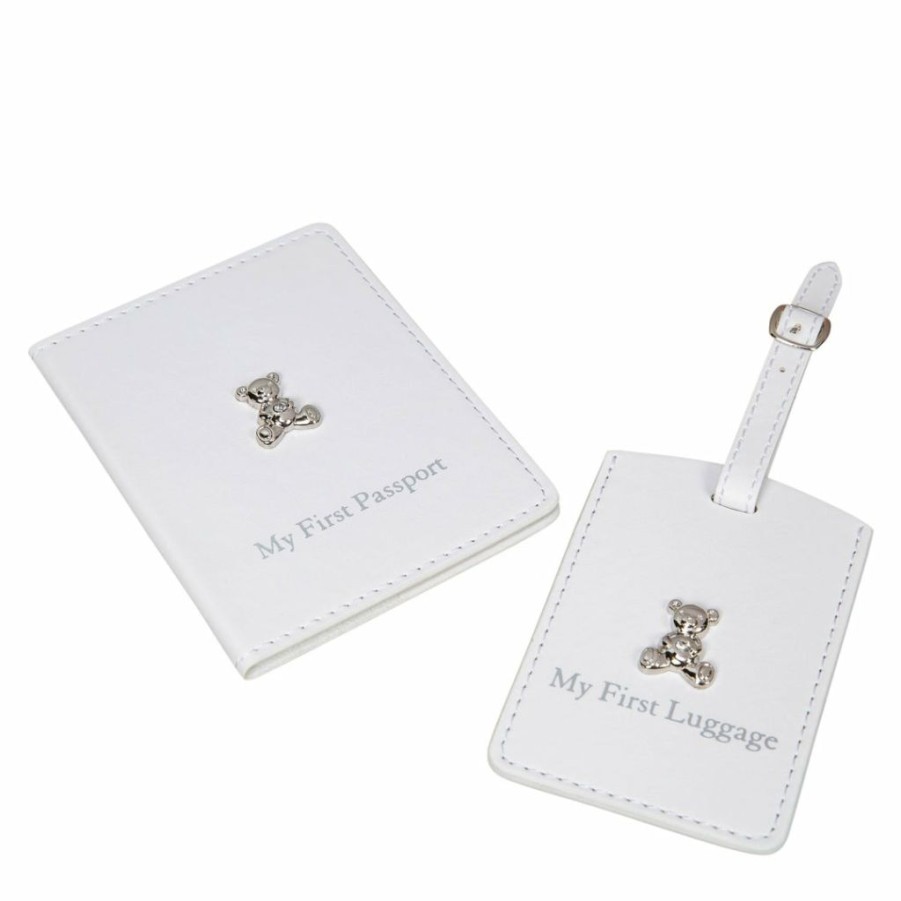 Gifts * | Cherish Me Baby'S 1St Passport Holder And Luggage Tag