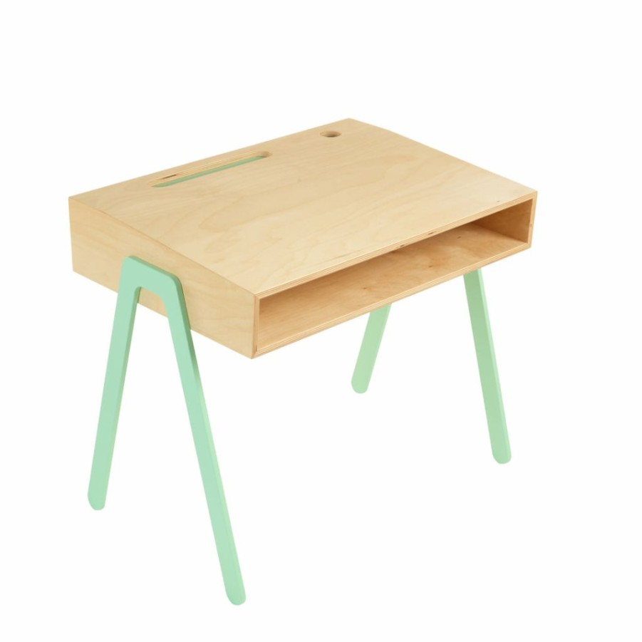 Kids Furniture * | In2Wood Kids Desk Mint Kids Desks & Stools