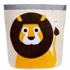 Kids Interiors & Decor * | 3 Sprouts Toy Storage Bin Lion Toy Storage Baskets