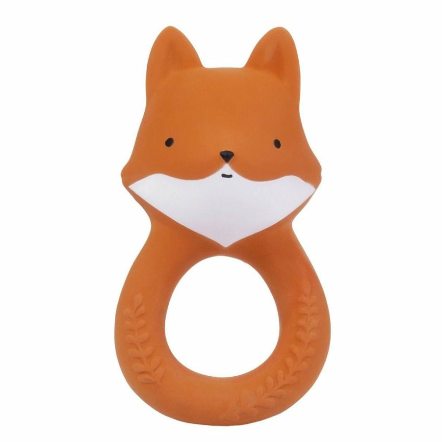 Gifts * | A Little Lovely Company Fox Teething Ring