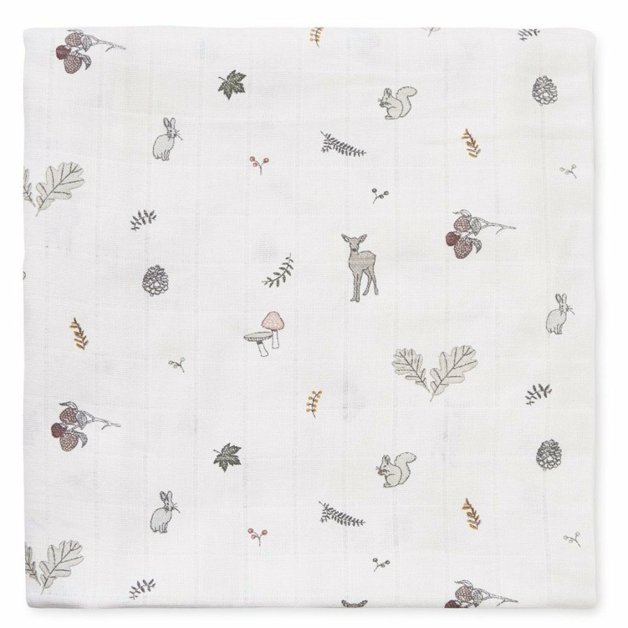 Kids Interiors & Decor * | Cam Cam Copenhagen Organic Swaddle Light Fawn