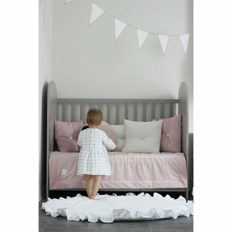 Kids Interiors & Decor * | Cotton & Sweets Linen Playmat White