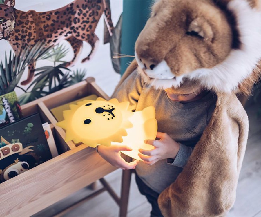 Kids Interiors & Decor * | Mr Maria Rechargeable Childs Light Lion Lighting