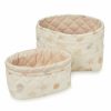 Kids Interiors & Decor * | Nursery Storage Caddy'S Cam Cam Copenhagen Quilted Storage Basket Set Seabed