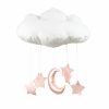 Kids Interiors & Decor * | Mobiles Cotton & Sweets Cloud Mobile Pink Moon & Stars