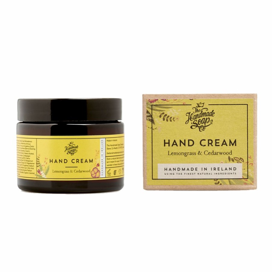 Gifts * | The Handmade Soap Company Hand Cream Lemongrass & Cedarwood Natural Skincare