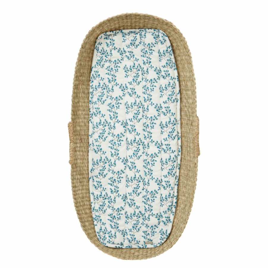 Kids Interiors & Decor * | Cam Cam Copenhagen Organic Changing Basket Liner Fiori Changing Cushions