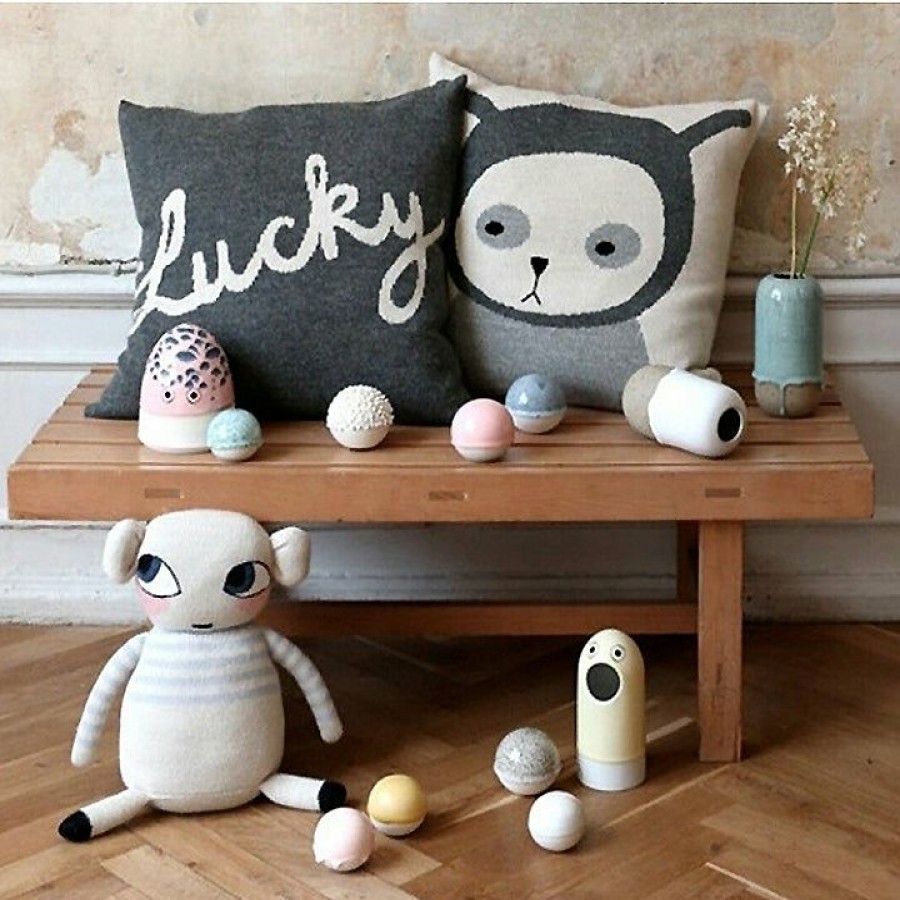 Kids Interiors & Decor * | Luckyboysunday Cushions Lucky Boy Sunday Square Chair Cushion Nulle