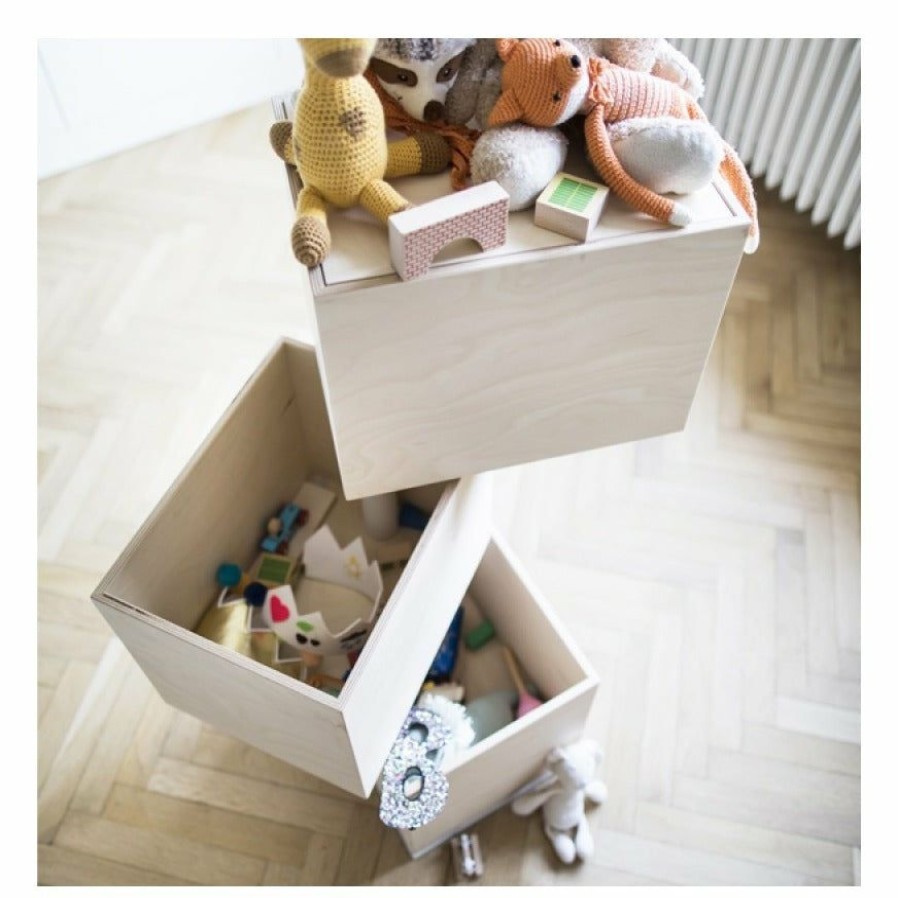 Kids Interiors & Decor * | In2Wood Storage Carousel 3 Boxes