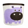 Kids Interiors & Decor * | 3 Sprouts Toy Storage Bin Hippo Toy Storage Baskets