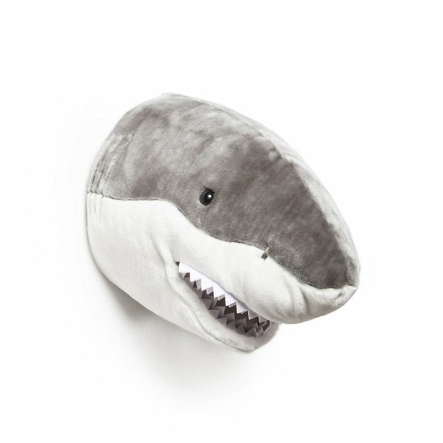 Kids Interiors & Decor * | Wild & Soft Wall Toy Jack The Shark Wall Decoration