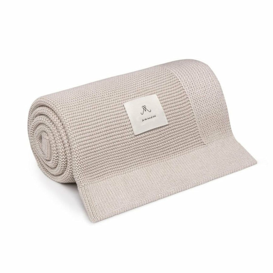 Gifts * | My Memi Classic Bamboo Cotton Blanket Light Beige