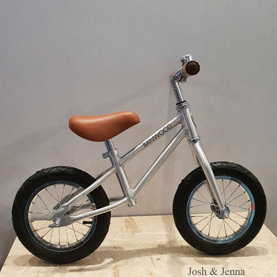 Gifts * | Banwood First Go Balance Bike Chrome