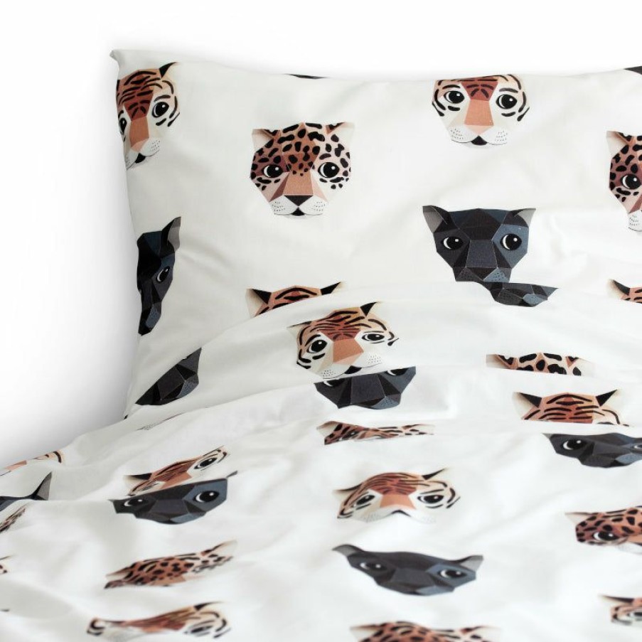 Kids Interiors & Decor * | Studio Ditte Panthera Bedding Set Single