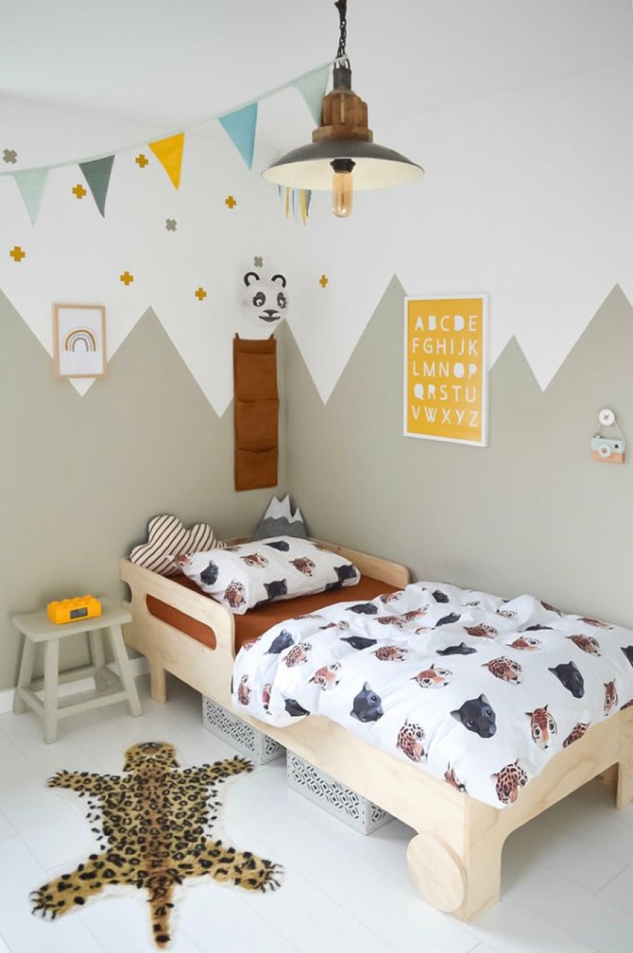 Kids Interiors & Decor * | Studio Ditte Panthera Bedding Set Single