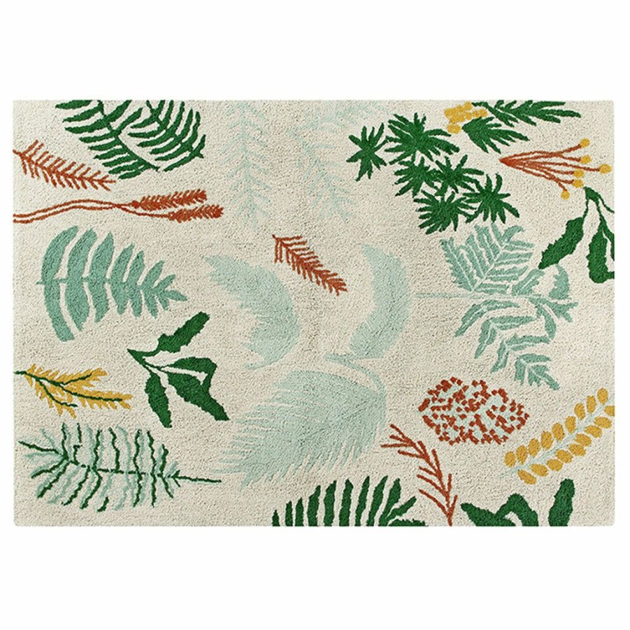 Kids Interiors & Decor * | Rugs Lorena Canals Machine Washable Rug Botanic Plants