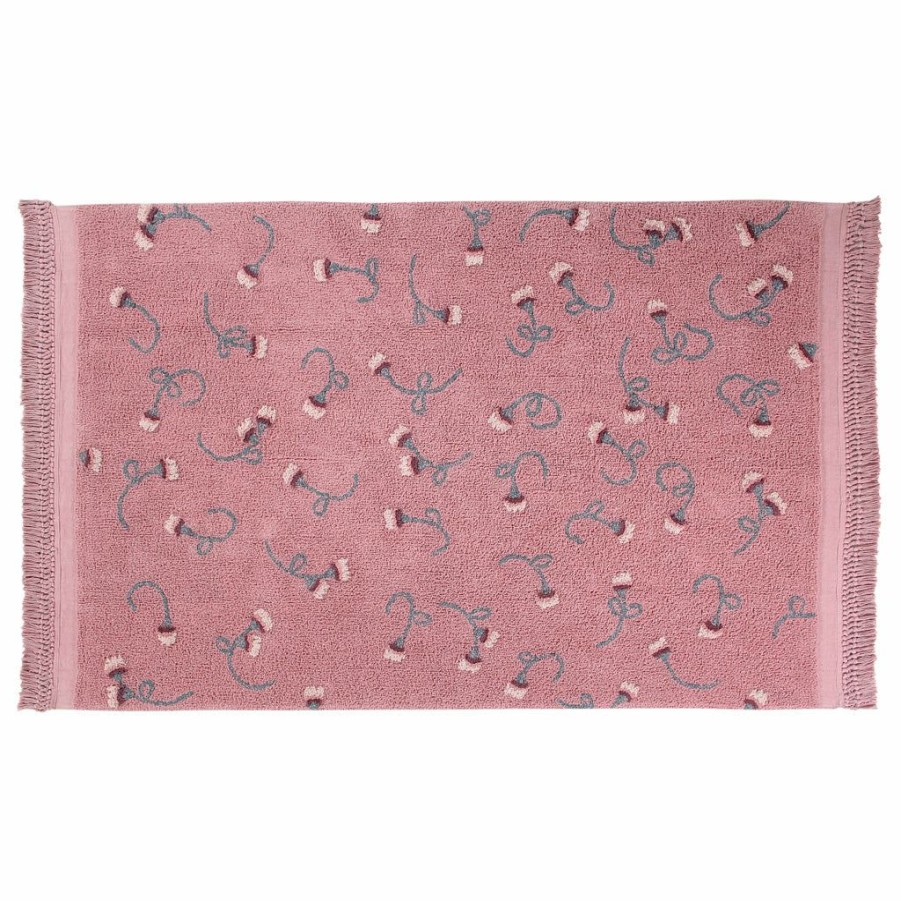 Kids Interiors & Decor * | Lorena Canals Machine Washable Rug English Garden Ash Rose