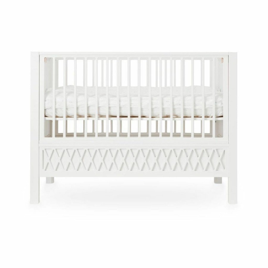 Kids Furniture * | Cam Cam Copenhagen Harlequin Set White Cots & Cribs