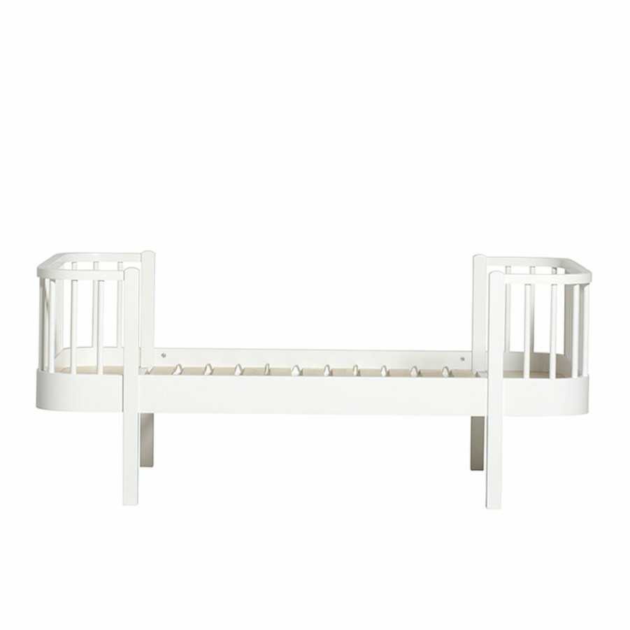 Kids Furniture * | Kids Beds Oliver Furniture Wood Junior Bed (90 160 / 200Cm) White