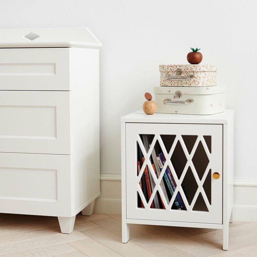 Kids Furniture * | Cam Cam Copenhagen Bedside Table White Bed Side Table