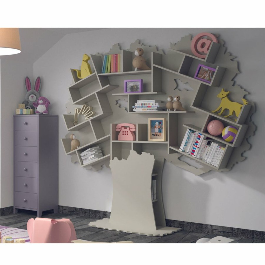 Kids Interiors & Decor * | Shelving Mathy By Bols Tess Tree Bookshelf Various Colours