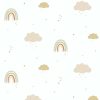 Kids Interiors & Decor * | Hibou Home Rainbows Wallpaper New Arrivals