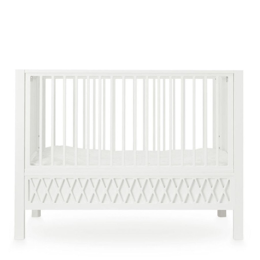 Kids Furniture * | Cam Cam Copenhagen Harlequin Cot Bed White