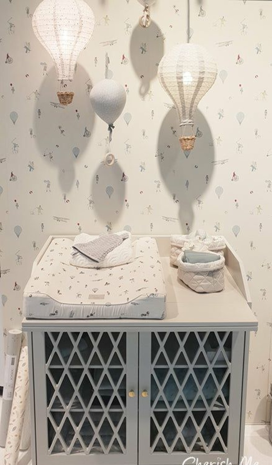 Kids Furniture * | Cam Cam Copenhagen Harlequin Changing Table Light Sand