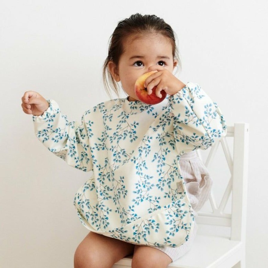 Gifts * | Cam Cam Copenhagen Baby Bibs Cam Cam Organic Sleeved Bib Fiori