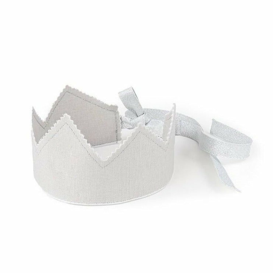 Gifts * | Cotton & Sweets Personalised Linen Crown Light Grey Build Your Own Gift Hamper