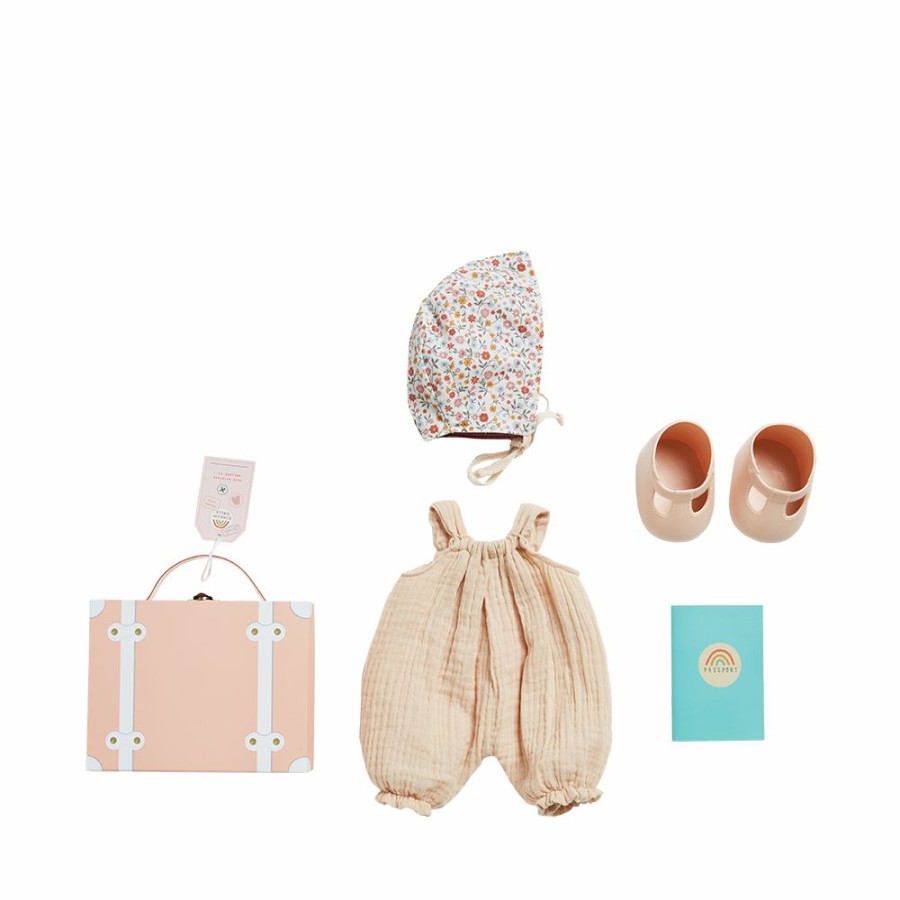 Gifts * | Olli Ella New Arrivals Dinkum Doll Travel Togs Blush