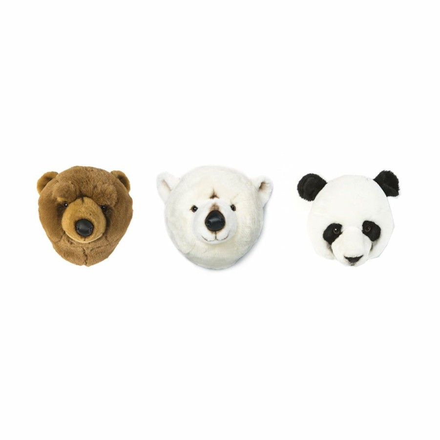 Kids Interiors & Decor * | Wild & Soft Mini Wall Toys Bears Box (3 Pack) Wall Decoration