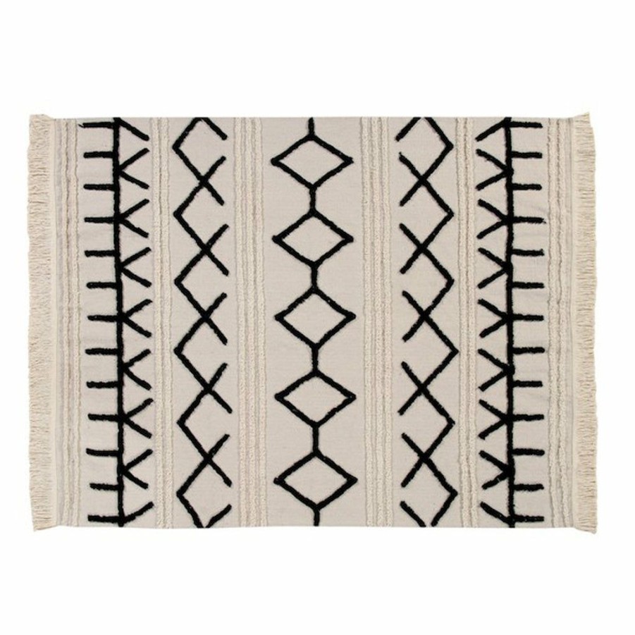 Kids Interiors & Decor * | Lorena Canals Machine Washable Rug Bereber Canvas Beige Rugs