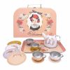 Gifts * | Kitchen & Shop Play Moulin Roty Les Parisiennes 14 Piece Tea Set