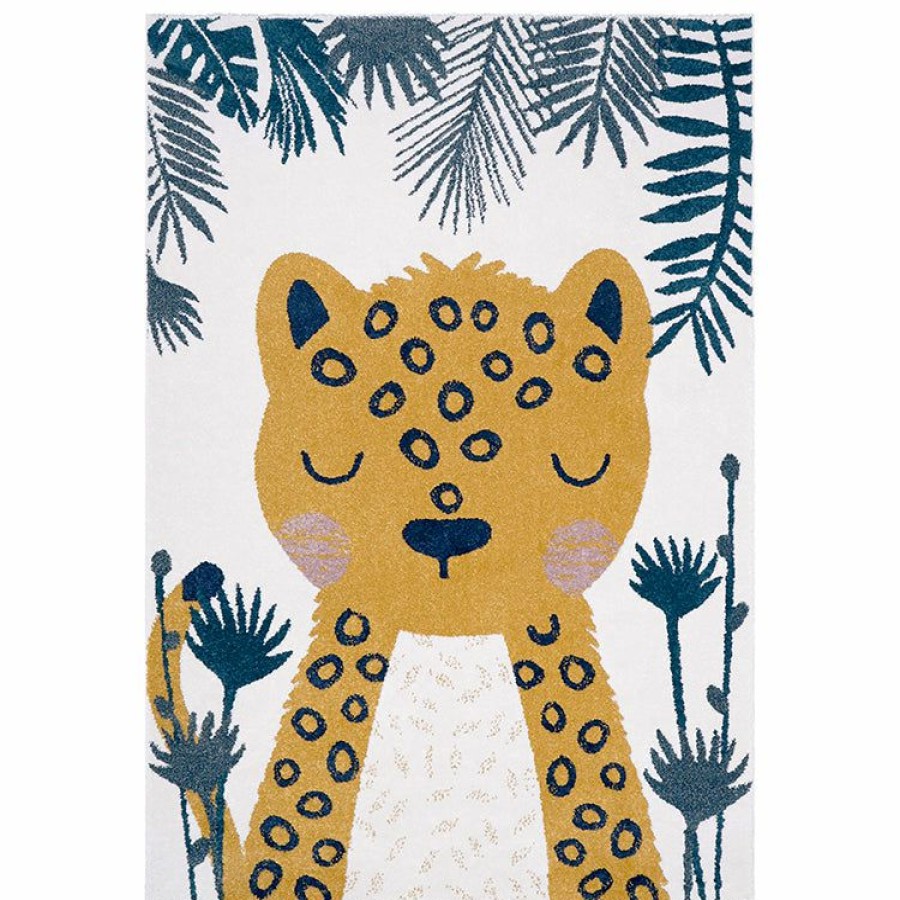 Kids Interiors & Decor * | Nattiot Rugs Childrens Rug Soren Leopard