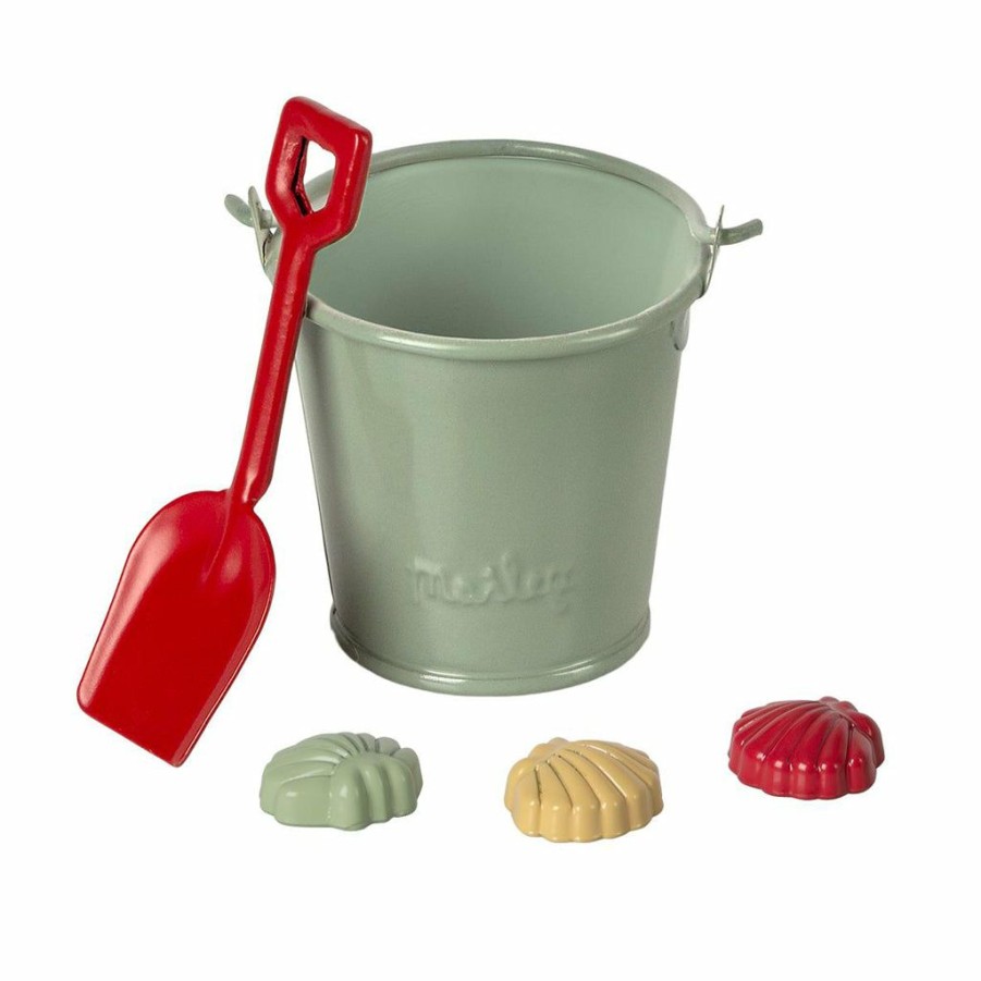 Gifts * | Maileg Mice & Bunnies Maileg Beach Set Shovel, Bucket & Shells