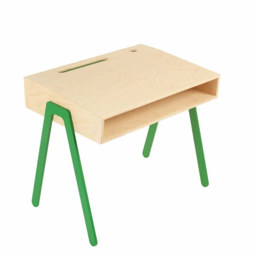 Kids Furniture * | In2Wood Kids Desk Green Kids Desks & Stools