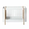 Kids Furniture * | Oliver Furniture Wood Mini+ Cot Bed (0-9Yrs) White/Oak