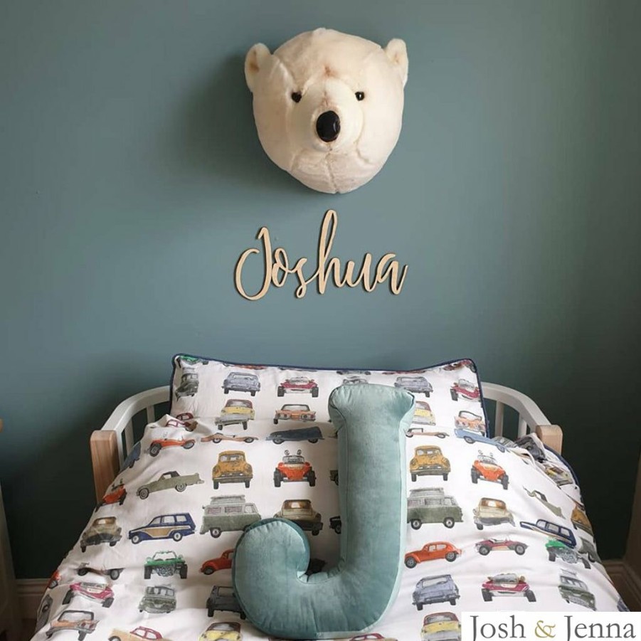 Kids Interiors & Decor * | Wild & Soft Wall Toy Basile The Polar Bear