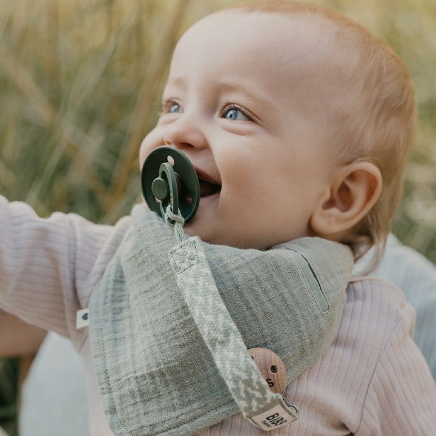 Gifts * | Personalised Bibs Bandana Bib Sage