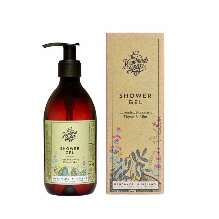 Gifts * | Natural Skincare The Handmade Soap Company Shower Gel Lavender, Rosemary, Thyme & Mint