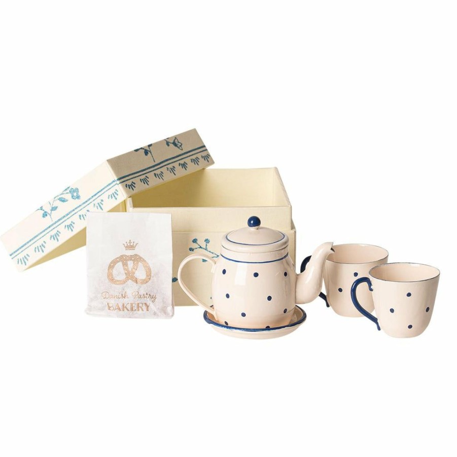 Gifts * | Maileg Mice & Bunnies Maileg Tea & Biscuits For Two Set