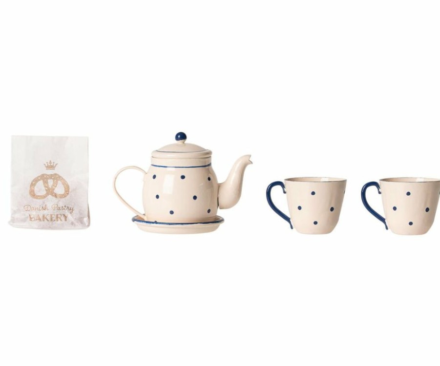 Gifts * | Maileg Mice & Bunnies Maileg Tea & Biscuits For Two Set